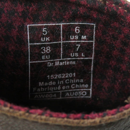 Dr.Martens short boots 15262201 Main: Leather Brown SLATE MEG BIKER ANKLE BOOT Women(Unisex) 38 Used Authentic
