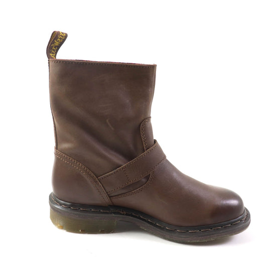 Dr.Martens short boots 15262201 Main: Leather Brown SLATE MEG BIKER ANKLE BOOT Women(Unisex) 38 Used Authentic