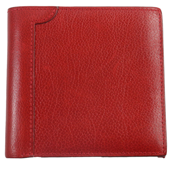 John Lobb Bifold Wallet Main: Leather Red mens Used Authentic