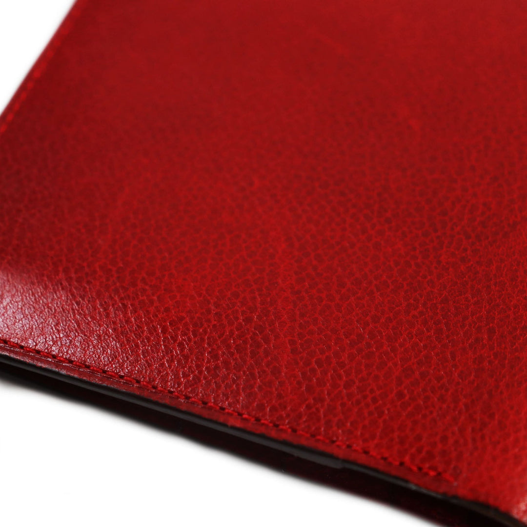 John Lobb Bifold Wallet Main: Leather Red mens Used Authentic