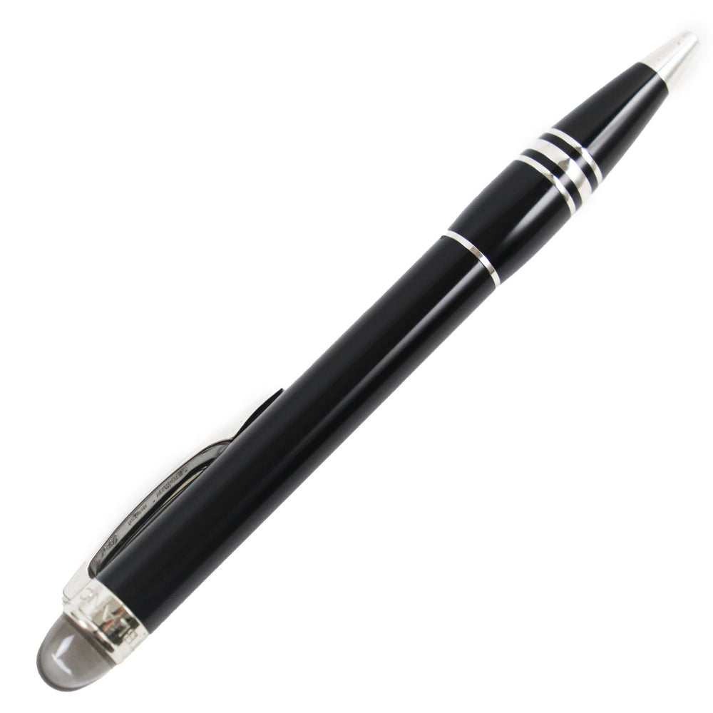 MONTBLANC Ballpoint pen Resin, Platinum black Starwalker mens(Unisex) Used Authentic