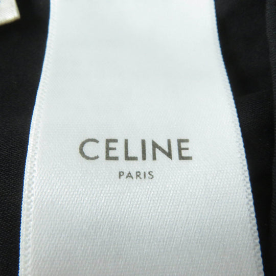 CELINE one piece 2R380805F Main: 67% silk, 33% metal fiber, Lining: 100% silk Black gold Women 34 Used Authentic