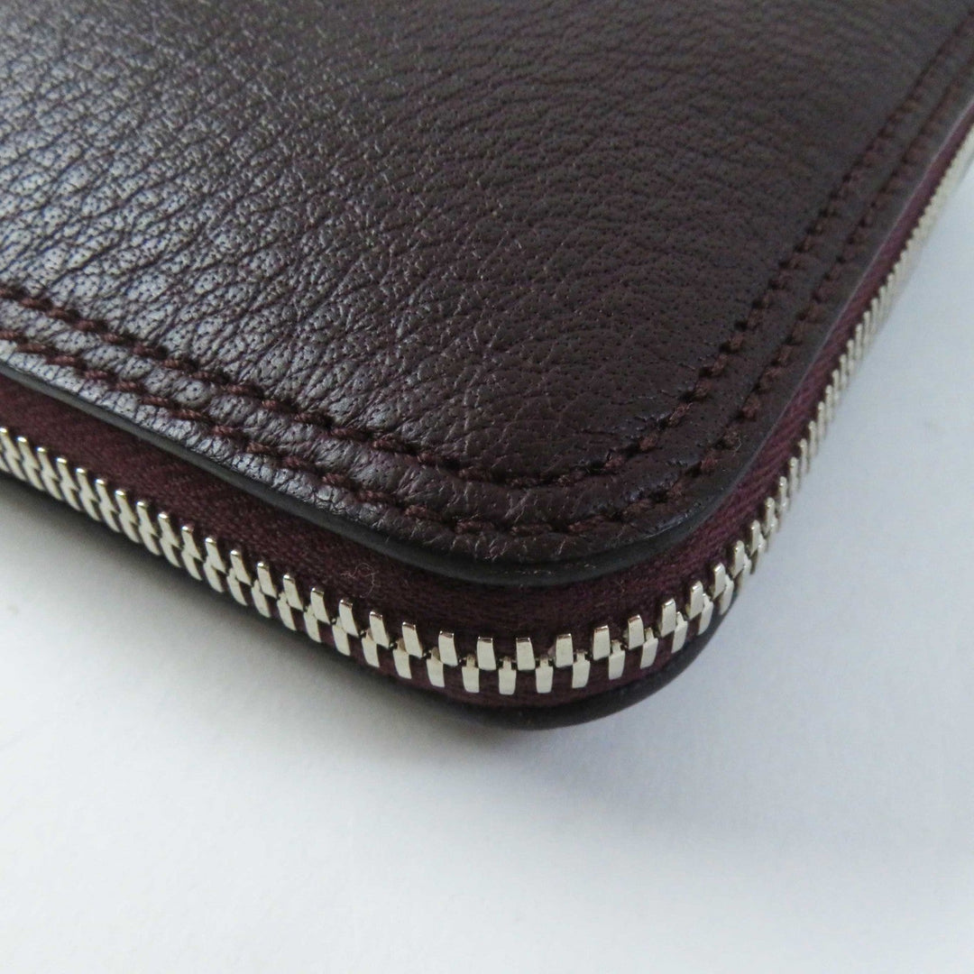 HERMES Eco bag Buffle Skipper Silk Chocolate Prune Silky pop CHASSE EN INDE Indian Hunting Women Used Authentic