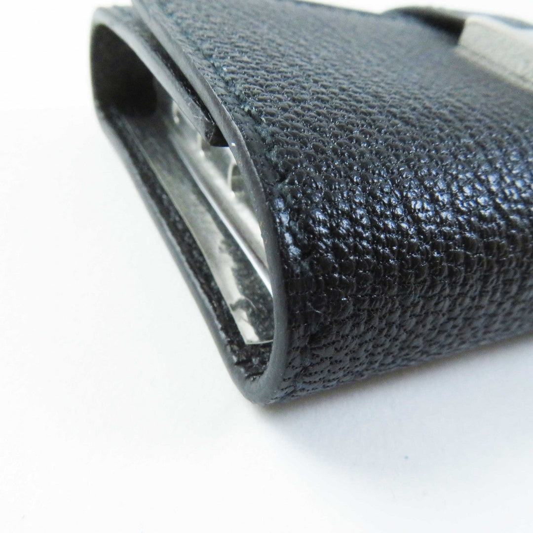 HERMES Key case Key holder  Shave black Bean Women Used Authentic