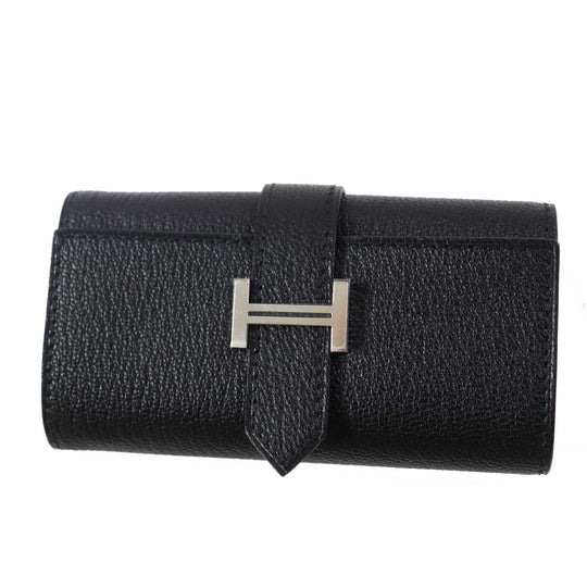 HERMES Key case Key holder  Shave black Bean Women Used Authentic