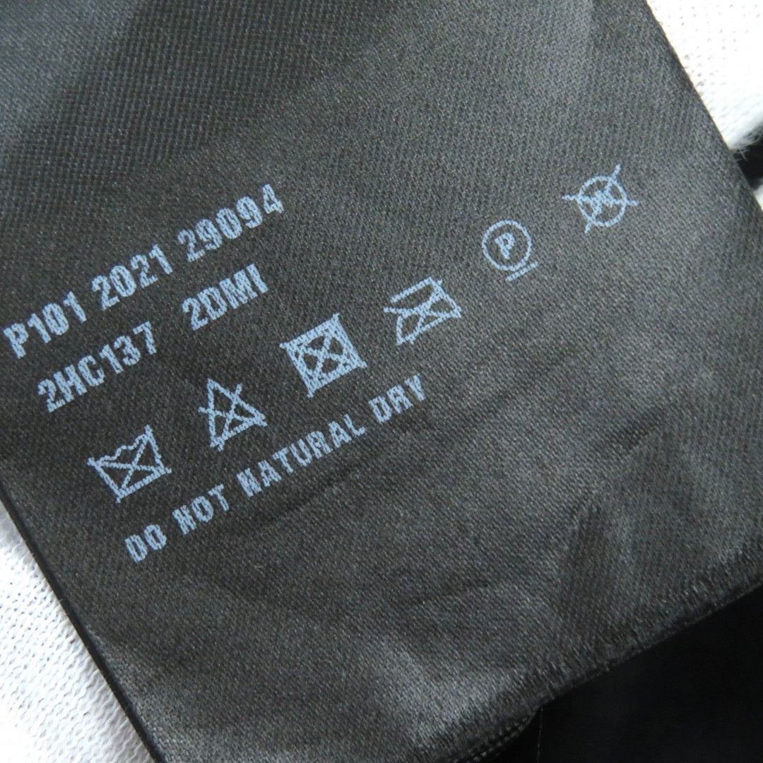 PRADA hat 2HC137 Main: 100% recycled polyamide, Lining: 100% cotton, Part: Cowhide black mens Used Authentic