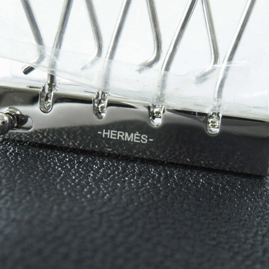 HERMES Key case Key holder  Shave black Bean Women Used Authentic