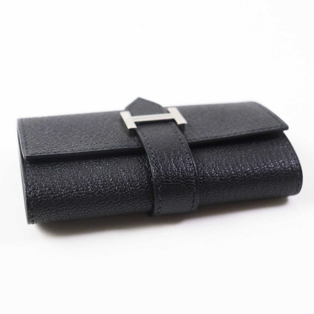 HERMES Key case Key holder  Shave black Bean Women Used Authentic