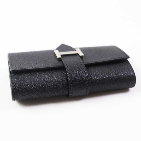 HERMES Key case Key holder  Shave black Bean Women Used Authentic