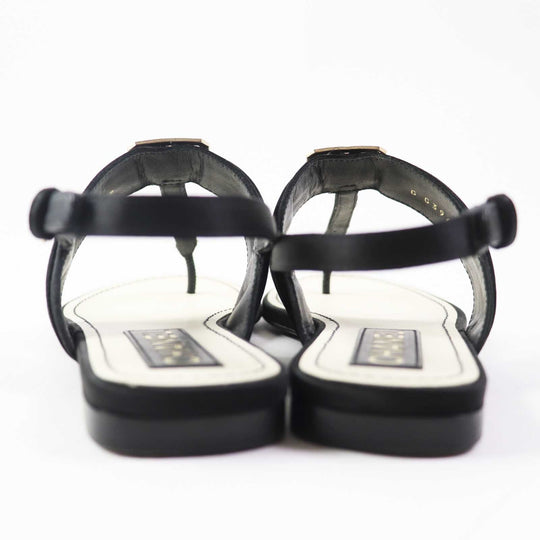 CHANEL Sandals 23C G39667 Part: Leather, Main: Satin black Women 34 Used Authentic
