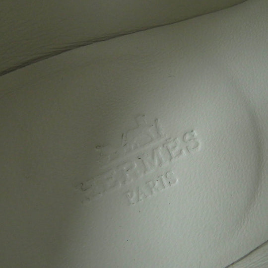 HERMES Slip-on H241071Z Main: Leather white Blanc de Paris Prunoir moccasins paris Women 37 Used Authentic