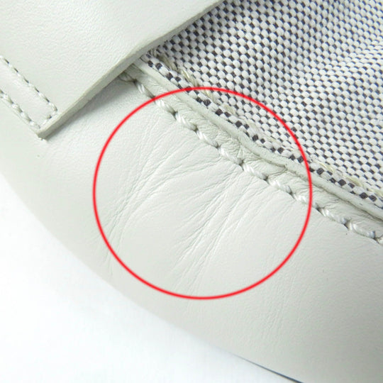 HERMES Slip-on H241071Z Main: Leather white Blanc de Paris Prunoir moccasins paris Women 37 Used Authentic