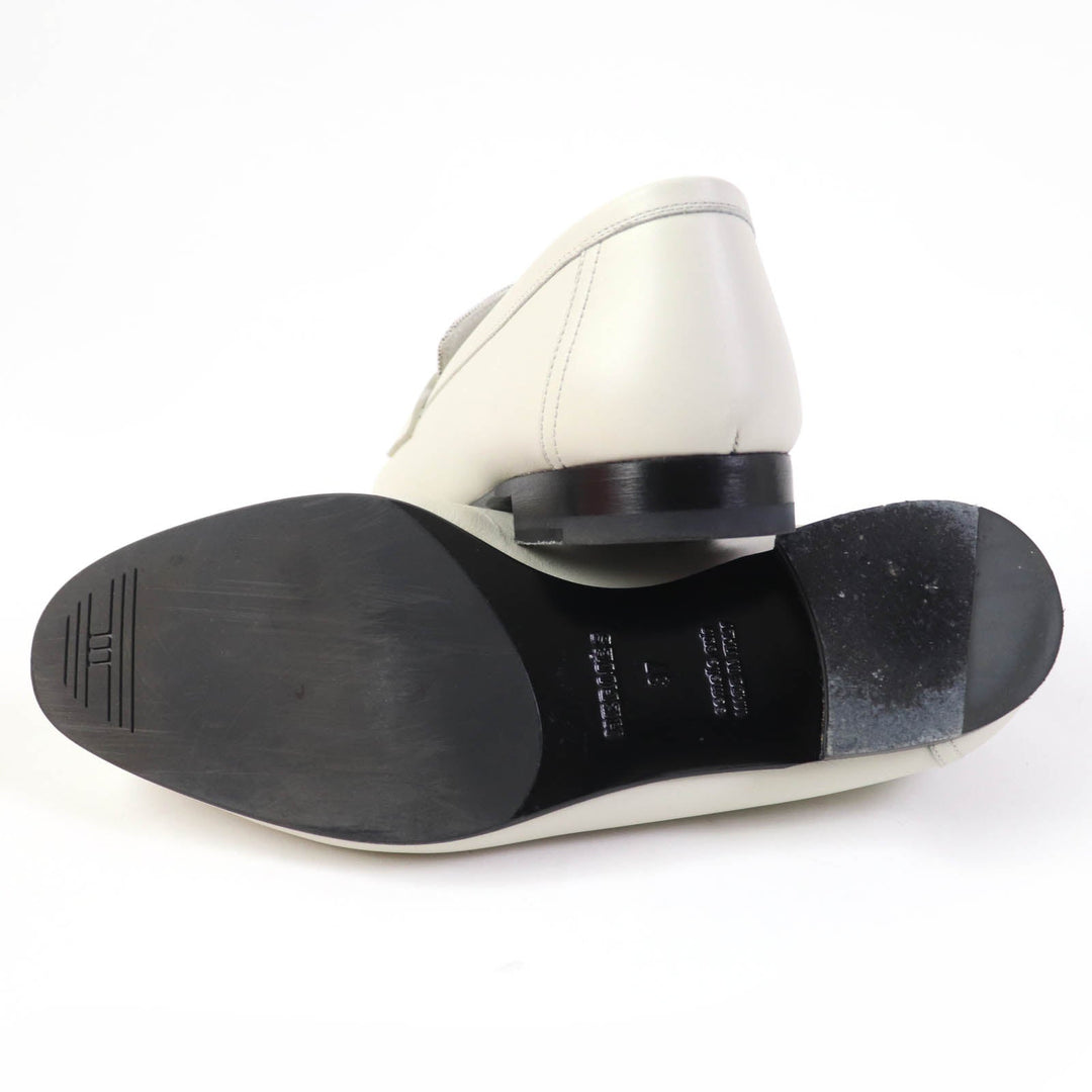 HERMES Slip-on H241071Z Main: Leather white Blanc de Paris Prunoir moccasins paris Women 37 Used Authentic