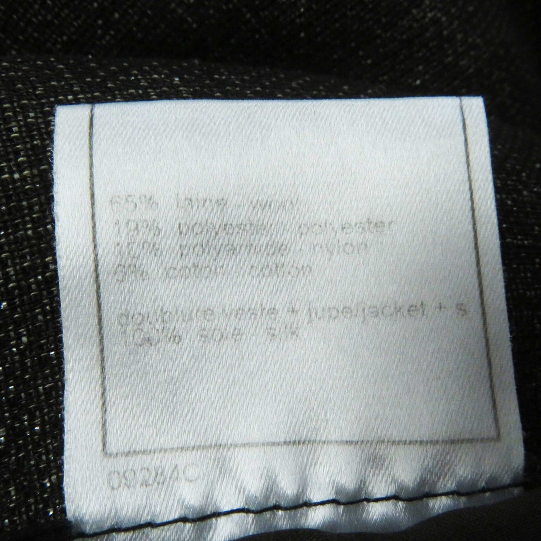 CHANEL setup 99A P14339 Outer: 65% wool, Outer: 19% polyester, Outer: 10% nylon, Outer: 6% cotton, Lining: 100% silk Dark brown type Women Used Authentic