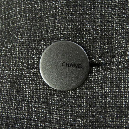 CHANEL setup 99A P14339 Outer: 65% wool, Outer: 19% polyester, Outer: 10% nylon, Outer: 6% cotton, Lining: 100% silk Dark brown type Women Used Authentic
