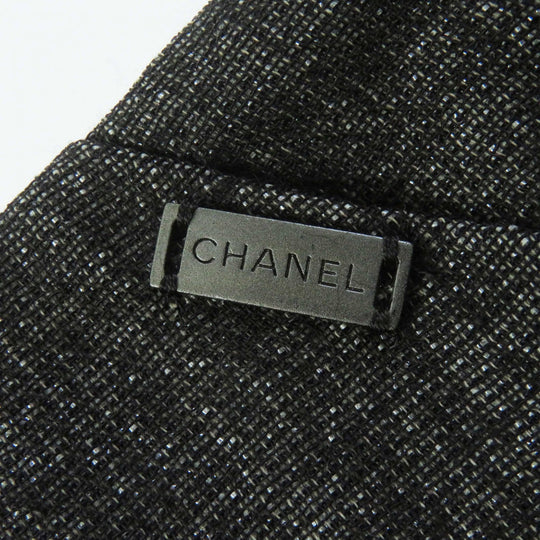 CHANEL setup 99A P14339 Outer: 65% wool, Outer: 19% polyester, Outer: 10% nylon, Outer: 6% cotton, Lining: 100% silk Dark brown type Women Used Authentic