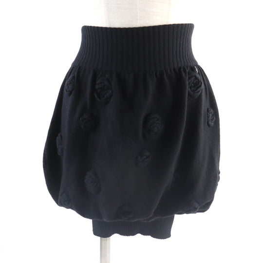CHANEL skirt P33489 K00889 Outer: 75% cashmere, Outer: 18% nylon, Outer: 4% wool, Outer: 3% mohair, Lining: 100% nylon black Women 34 Used Authentic