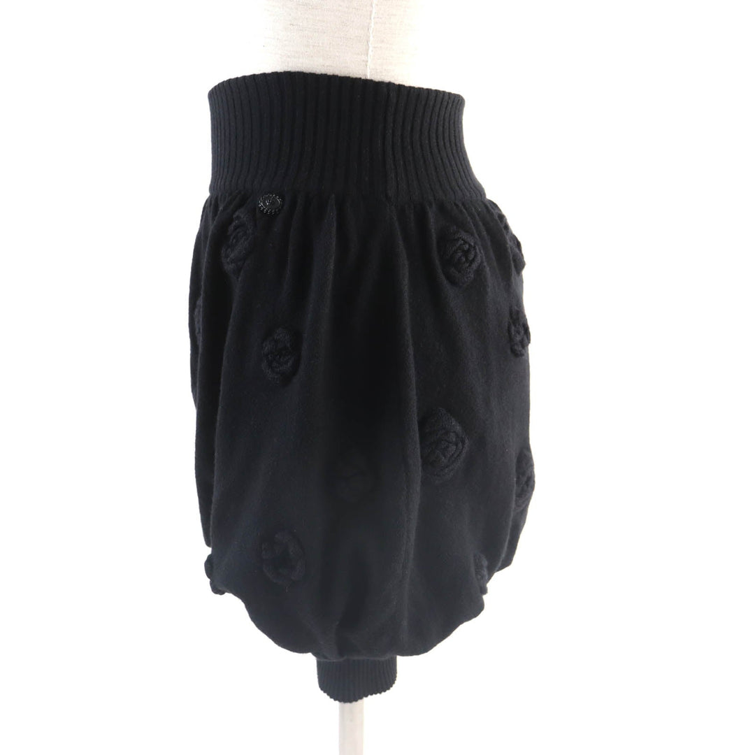 CHANEL skirt P33489 K00889 Outer: 75% cashmere, Outer: 18% nylon, Outer: 4% wool, Outer: 3% mohair, Lining: 100% nylon black Women 34 Used Authentic