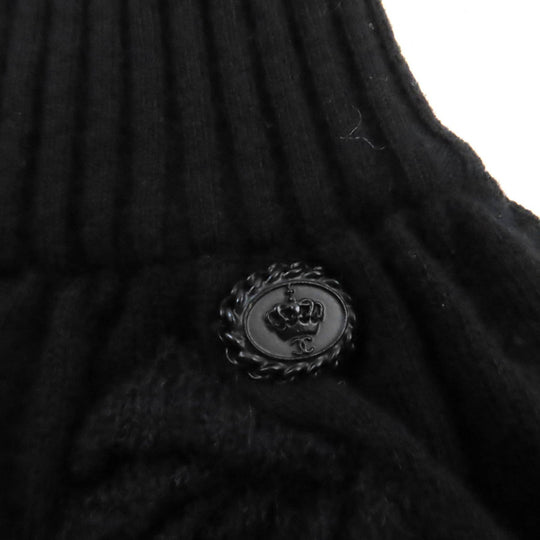 CHANEL skirt P33489 K00889 Outer: 75% cashmere, Outer: 18% nylon, Outer: 4% wool, Outer: 3% mohair, Lining: 100% nylon black Women 34 Used Authentic