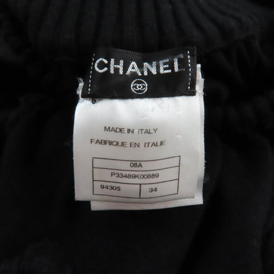 CHANEL skirt P33489 K00889 Outer: 75% cashmere, Outer: 18% nylon, Outer: 4% wool, Outer: 3% mohair, Lining: 100% nylon black Women 34 Used Authentic