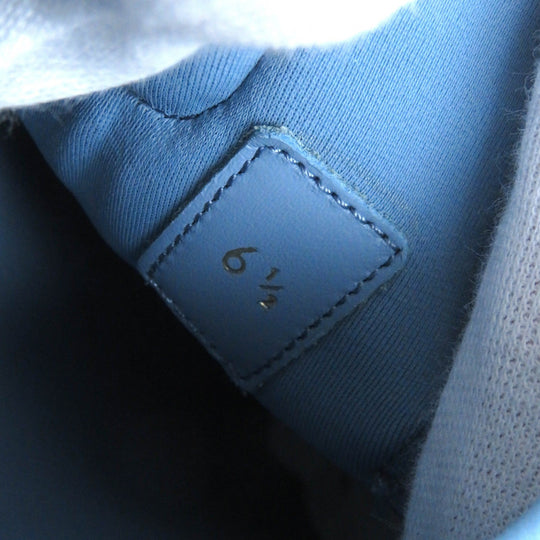 LOUIS VUITTON sneakers Monogram denim, rubber sole Light blue type Fast lane line mens 6.5 Used Authentic