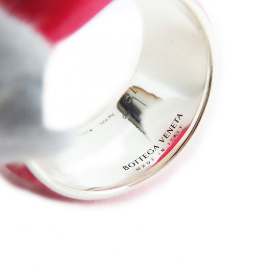 BOTTEGAVENETA Ring Main�FAG925 pink SEAL RING mens Used Authentic