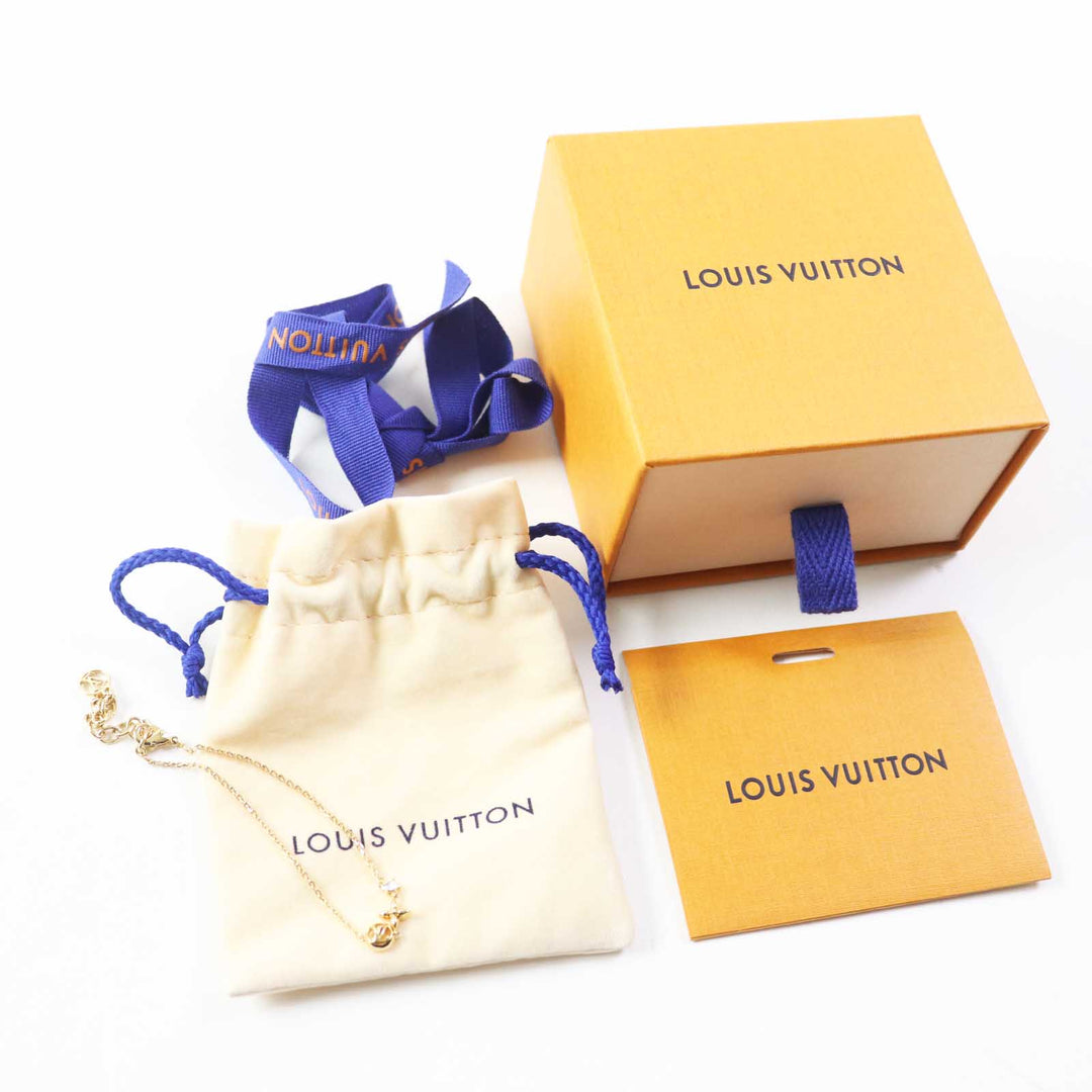 LOUIS VUITTON bracelet M00374 plating gold Brasserie Petite Louis Women Used Authentic