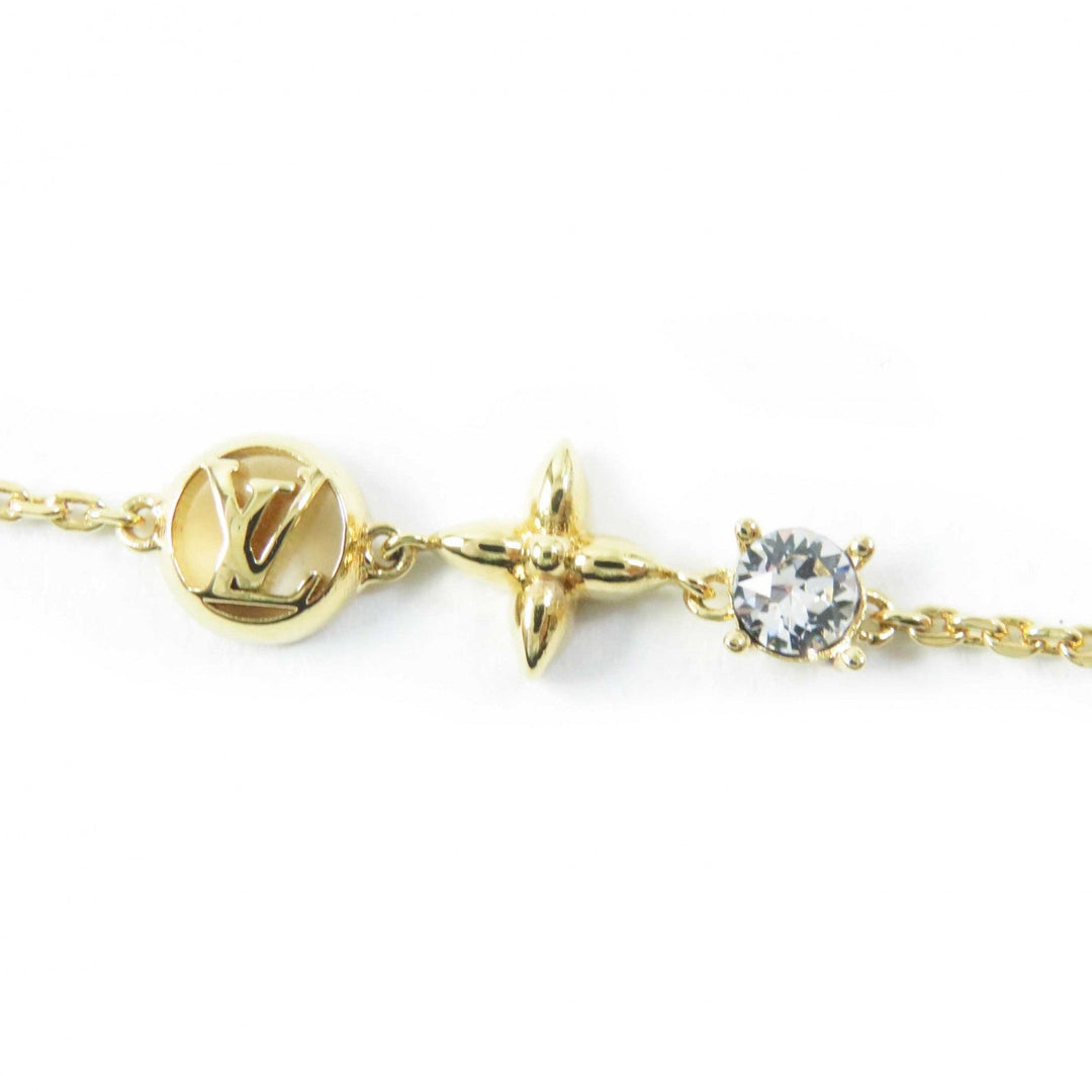 LOUIS VUITTON bracelet M00374 plating gold Brasserie Petite Louis Women Used Authentic