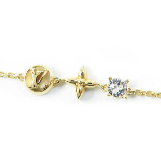 LOUIS VUITTON bracelet M00374 plating gold Brasserie Petite Louis Women Used Authentic