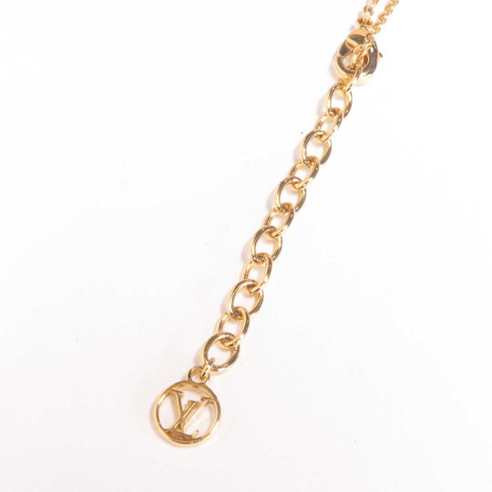 LOUIS VUITTON bracelet M00374 plating gold Brasserie Petite Louis Women Used Authentic