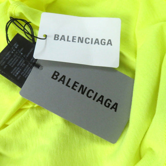 BALENCIAGA Short sleeve T-shirt 583256 cotton yellow Women S Used Authentic
