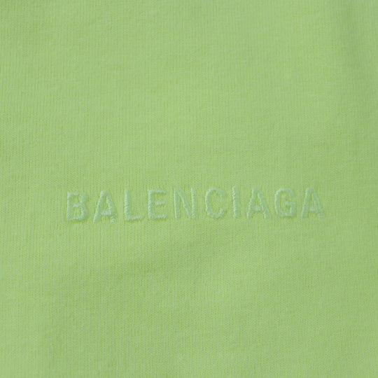 BALENCIAGA Short sleeve T-shirt 583256 cotton yellow Women S Used Authentic