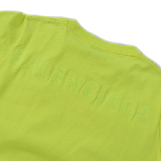 BALENCIAGA Short sleeve T-shirt 583256 cotton yellow Women S Used Authentic