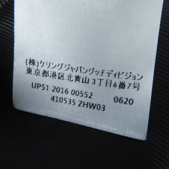 GUCCI coat 410535 Outer: 100% wool, Lining: 100% rayon black Women 38 Used Authentic