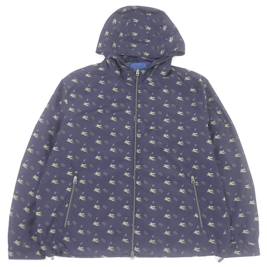 ETRO Nylon jacket Main: 100% polyester Navy mens XL Used Authentic