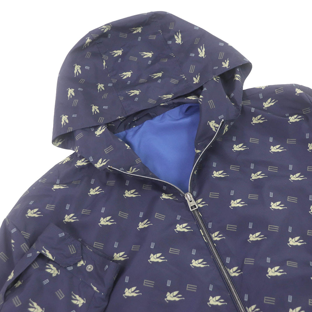 ETRO Nylon jacket Main: 100% polyester Navy mens XL Used Authentic