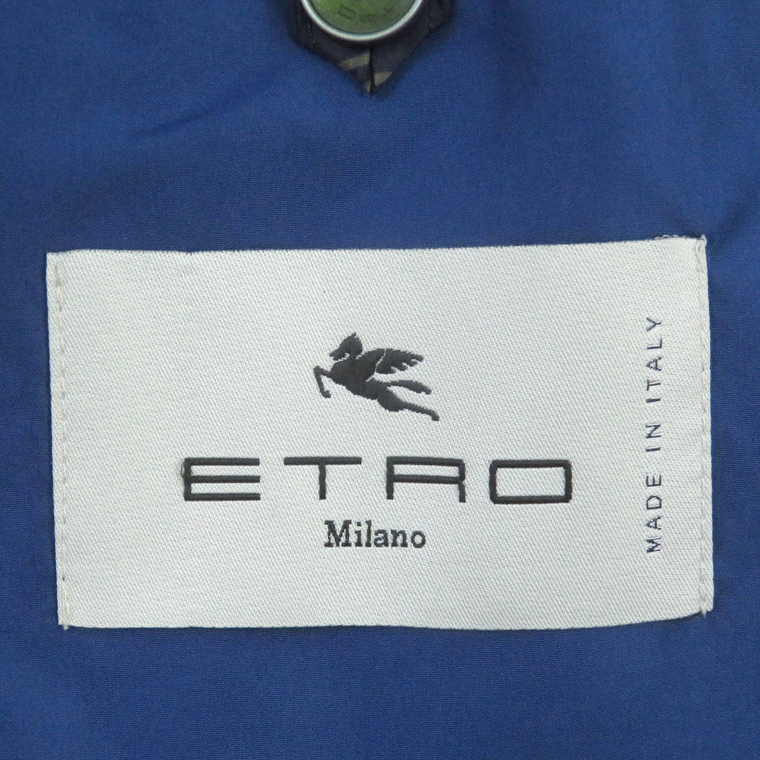 ETRO Nylon jacket Main: 100% polyester Navy mens XL Used Authentic