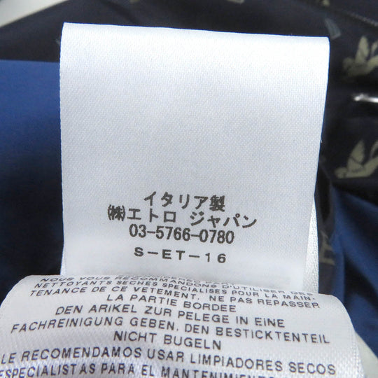 ETRO Nylon jacket Main: 100% polyester Navy mens XL Used Authentic