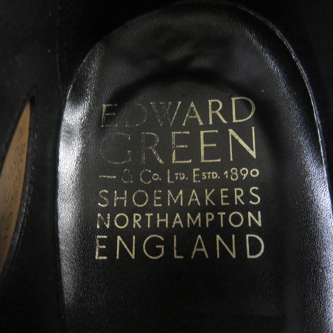 EDWARD GREEN Dress shoes Main: Leather black Chelsea C202 Last mens 7 1/2 C Used Authentic