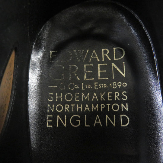 EDWARD GREEN Dress shoes Main: Leather black Chelsea C202 Last mens 7 1/2 C Used Authentic