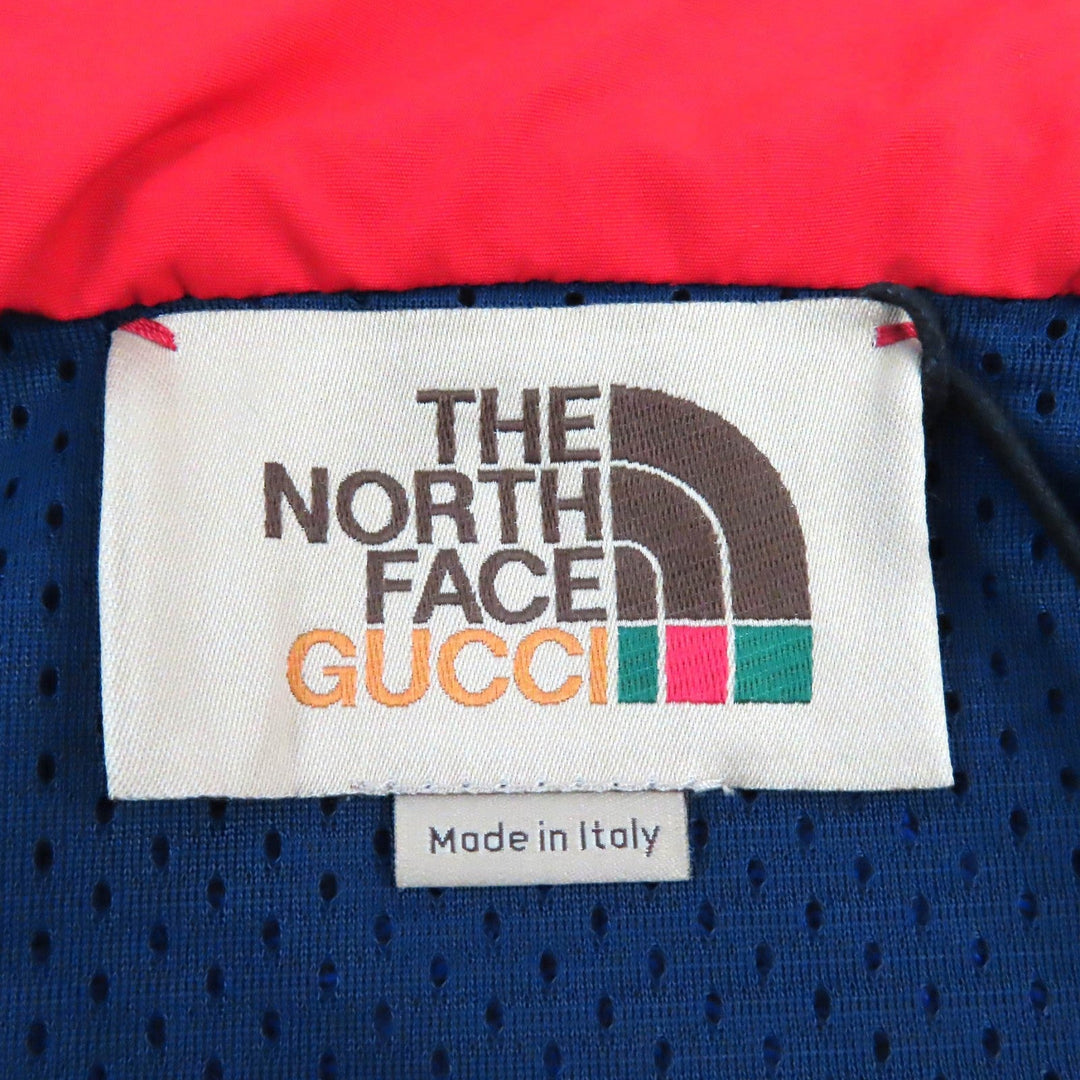 GUCCI Hoodie 671462 Main: 100% cotton, Main: 100% nylon, Lining: 100% polyester Blue red mens M Used Authentic