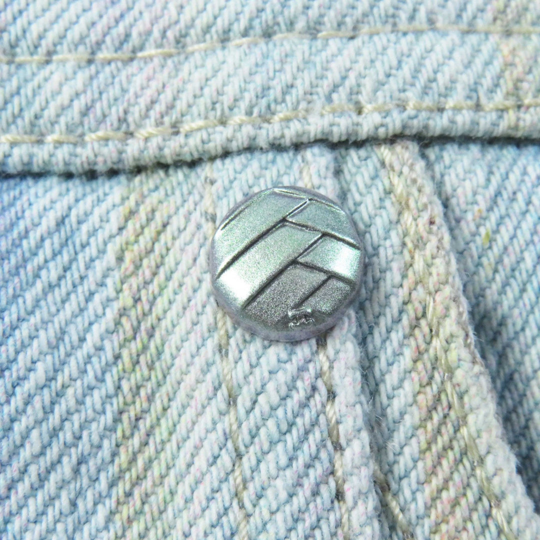 CHANEL skirt P58766 Main: 10% cotton Light blue Women 34 Used Authentic