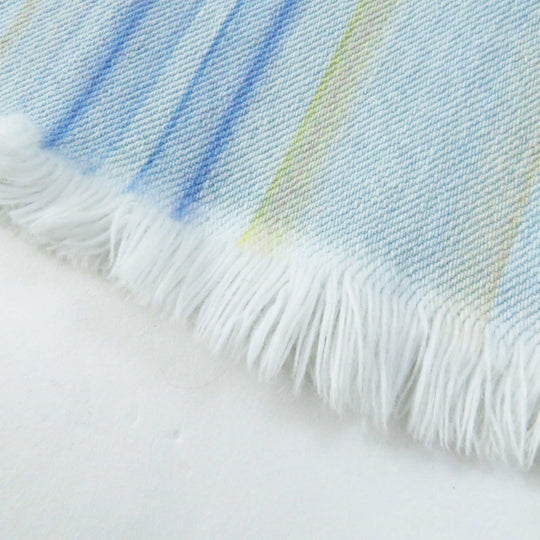 CHANEL skirt P58766 Main: 10% cotton Light blue Women 34 Used Authentic