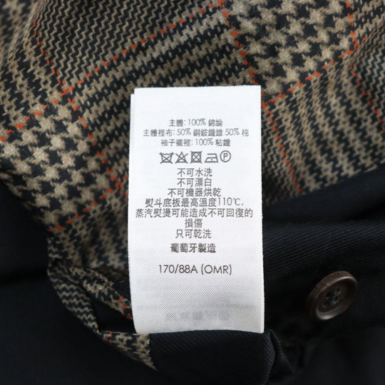 Dunhill Stainless collar coat Outer: 100% nylon, Lining: 50% cupra, Lining: 50% cotton, Sleeve lining: 100% rayon Brown type mens M Used Authentic