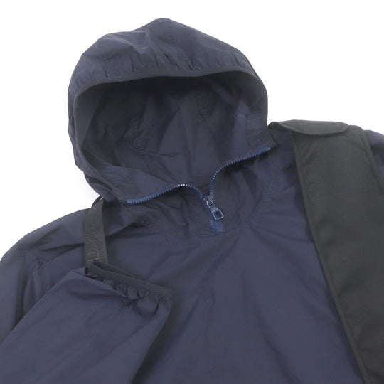 LOUIS VUITTON Blouson Main: 95% nylon, Main: 5% polyurethane, Part: 100% nylon Navy mens 50 Used Authentic