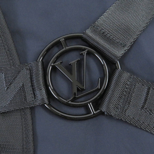 LOUIS VUITTON Blouson Main: 95% nylon, Main: 5% polyurethane, Part: 100% nylon Navy mens 50 Used Authentic
