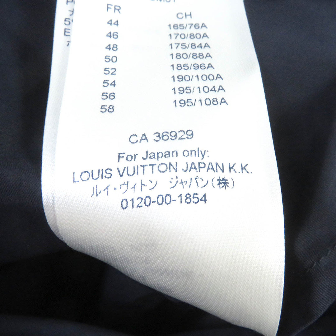LOUIS VUITTON Blouson Main: 95% nylon, Main: 5% polyurethane, Part: 100% nylon Navy mens 50 Used Authentic