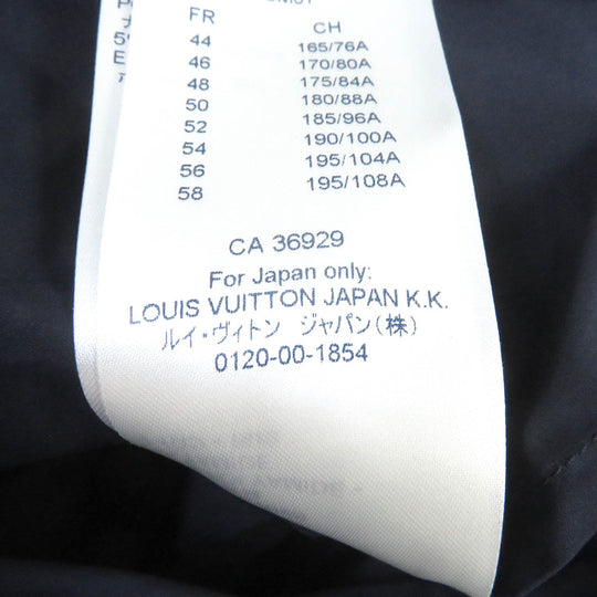LOUIS VUITTON Blouson Main: 95% nylon, Main: 5% polyurethane, Part: 100% nylon Navy mens 50 Used Authentic