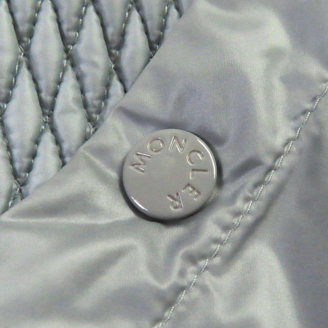 MONCLER skirt Outer: 100% nylon, Lining: 100% nylon, Part: 100% nylon, Filling: 100% polyester Light blue GONNA Women 38 Used Authentic