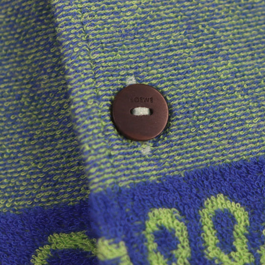 LOEWE Short sleeve shirt H616Y23X20 Main: 78% cotton, Main: 22% polyester Acid green Paula's Ibiza Anagram Terry Cotton Jacquard Short Sleeve mens S Used Authentic
